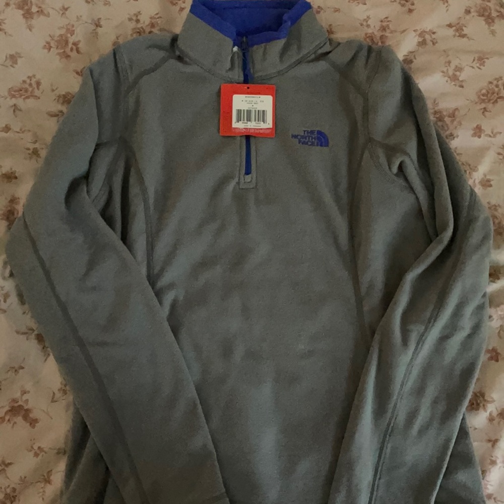 North face fleece sweatshirt